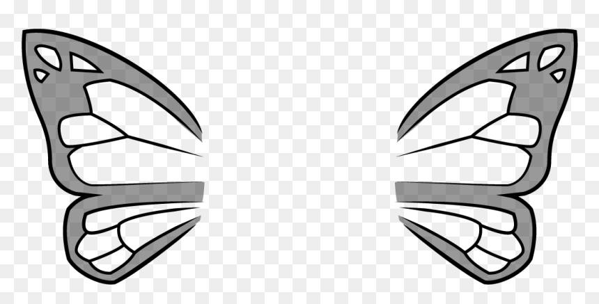 Clip Art, HD Png Download - butterfly outline png