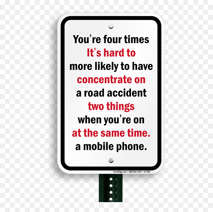 Sign, HD Png Download - no cell phone png