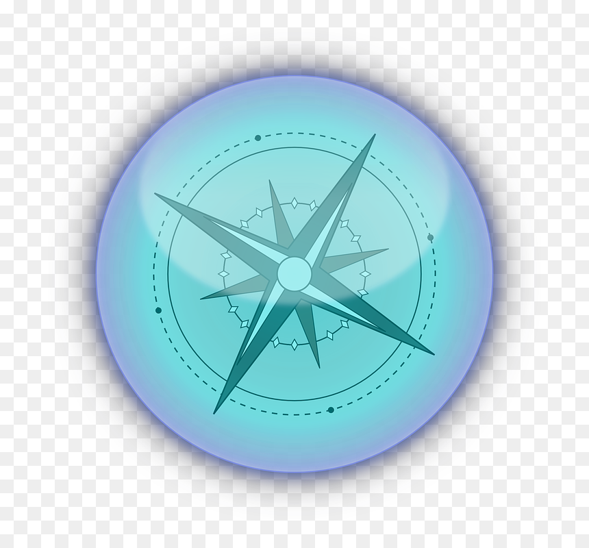 Compass Clip Art, HD Png Download - nautical compass png