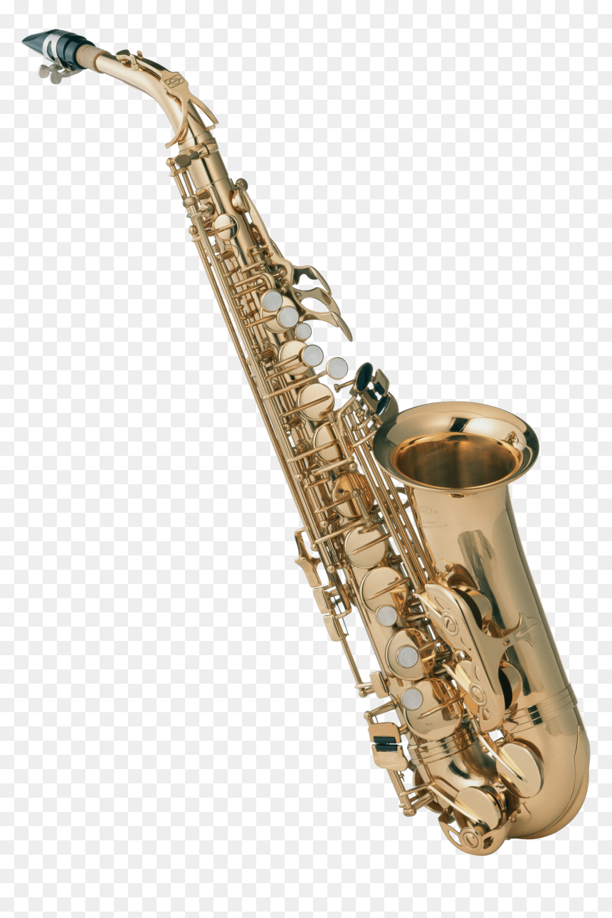 Saxophone Front Clip Arts - Transparent Saxophone, HD Png Download - saxophone silhouette png