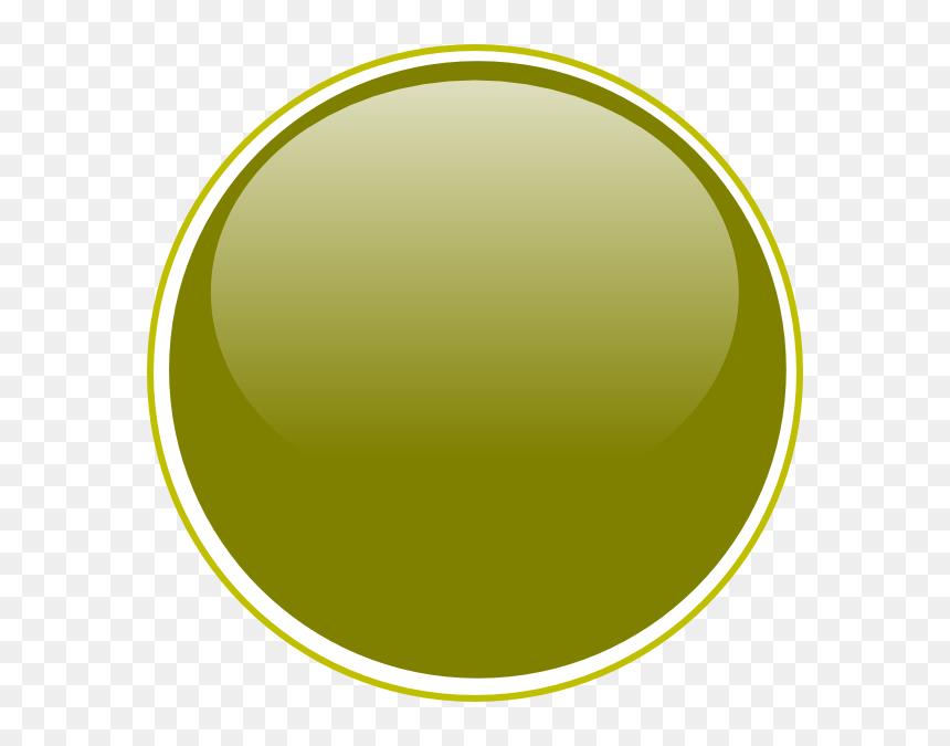 Square Clipart Green Button - Circle, HD Png Download - yellow button png