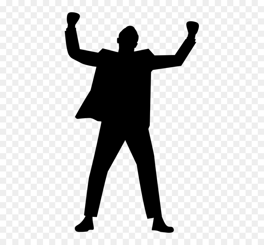 The Key To Success In Life - Businessman Black And White Png, Transparent Png - key to success png
