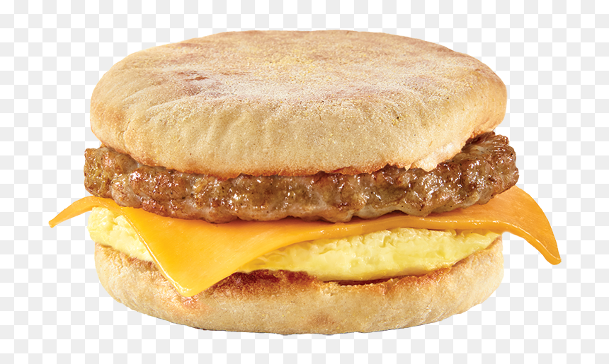 Sausage & Egg English Muffin Breakfast Sandwich - Breakfast English Muffin, HD Png Download - chicken sandwich png