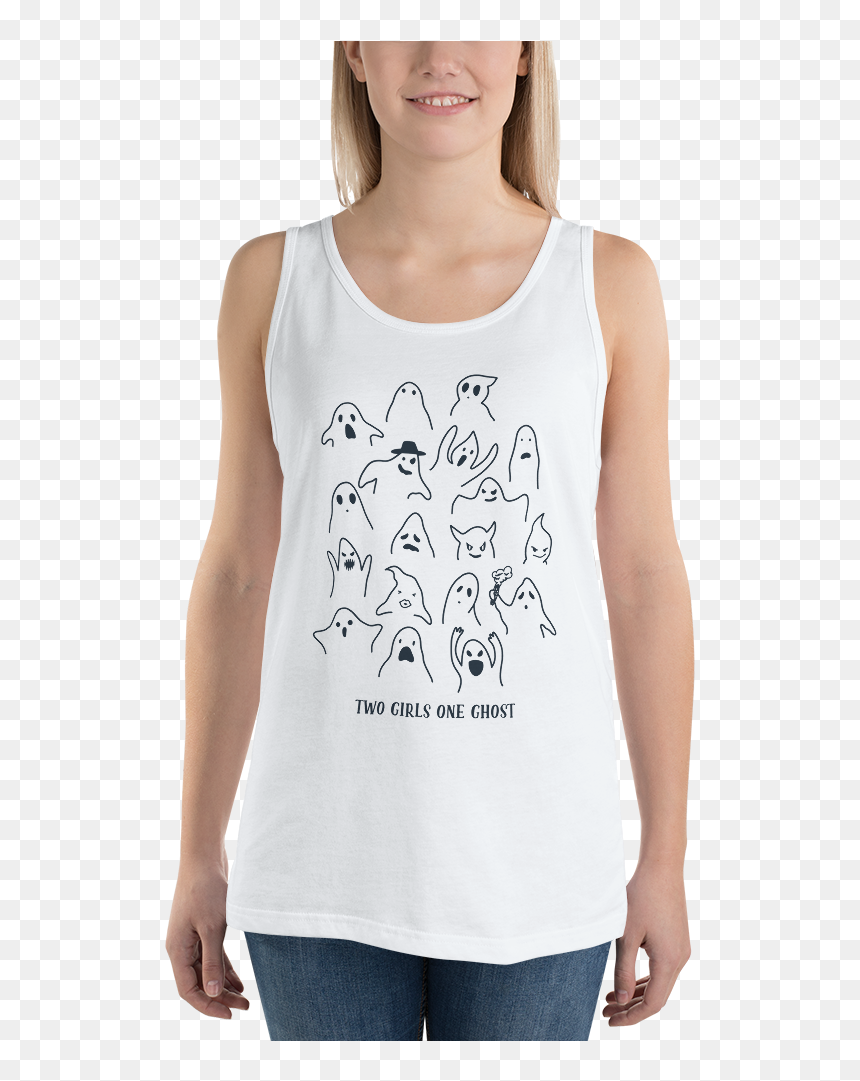 Transparent Ghost Girl Png - Sleeveless Shirt, Png Download - ghost girl png
