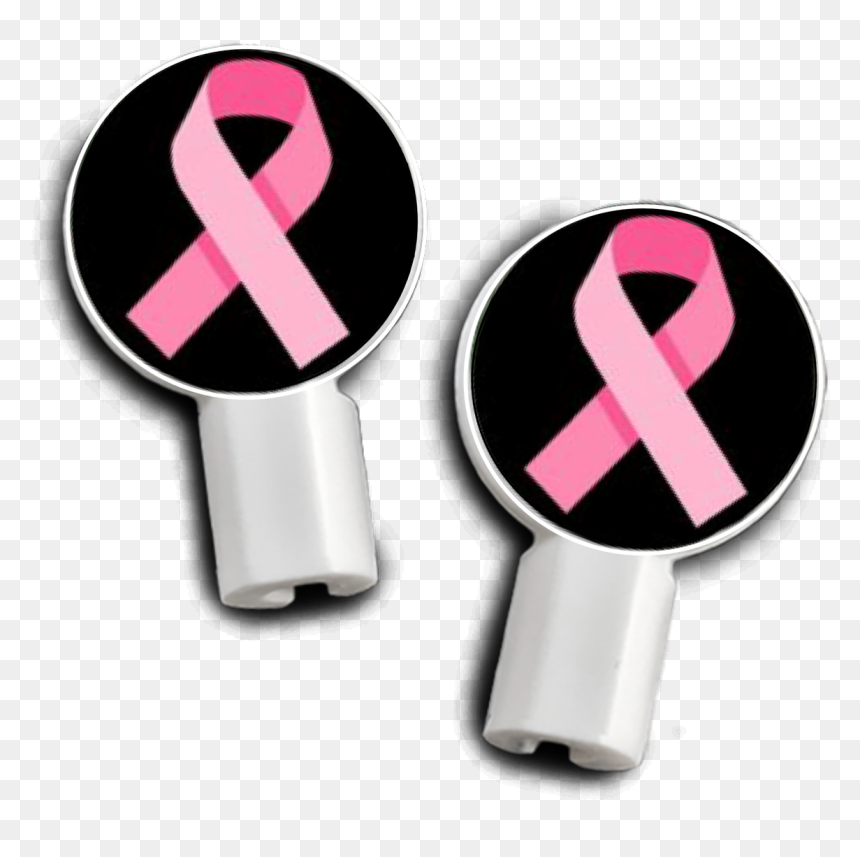 A Pink Ribbon Brings Awareness To Breast Cancer - Emblem, HD Png Download - breast cancer awareness ribbon png