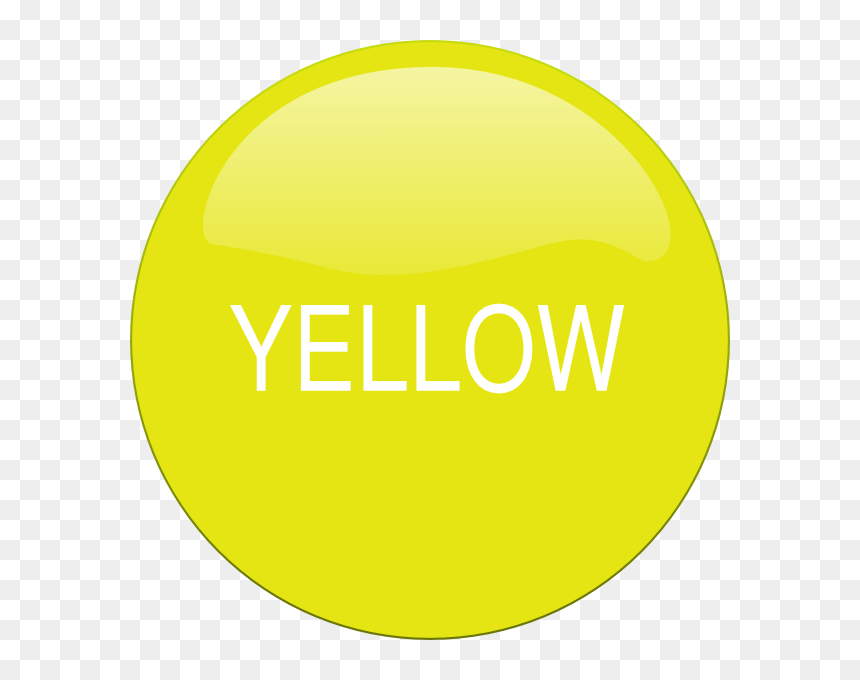 Circle, HD Png Download - yellow button png