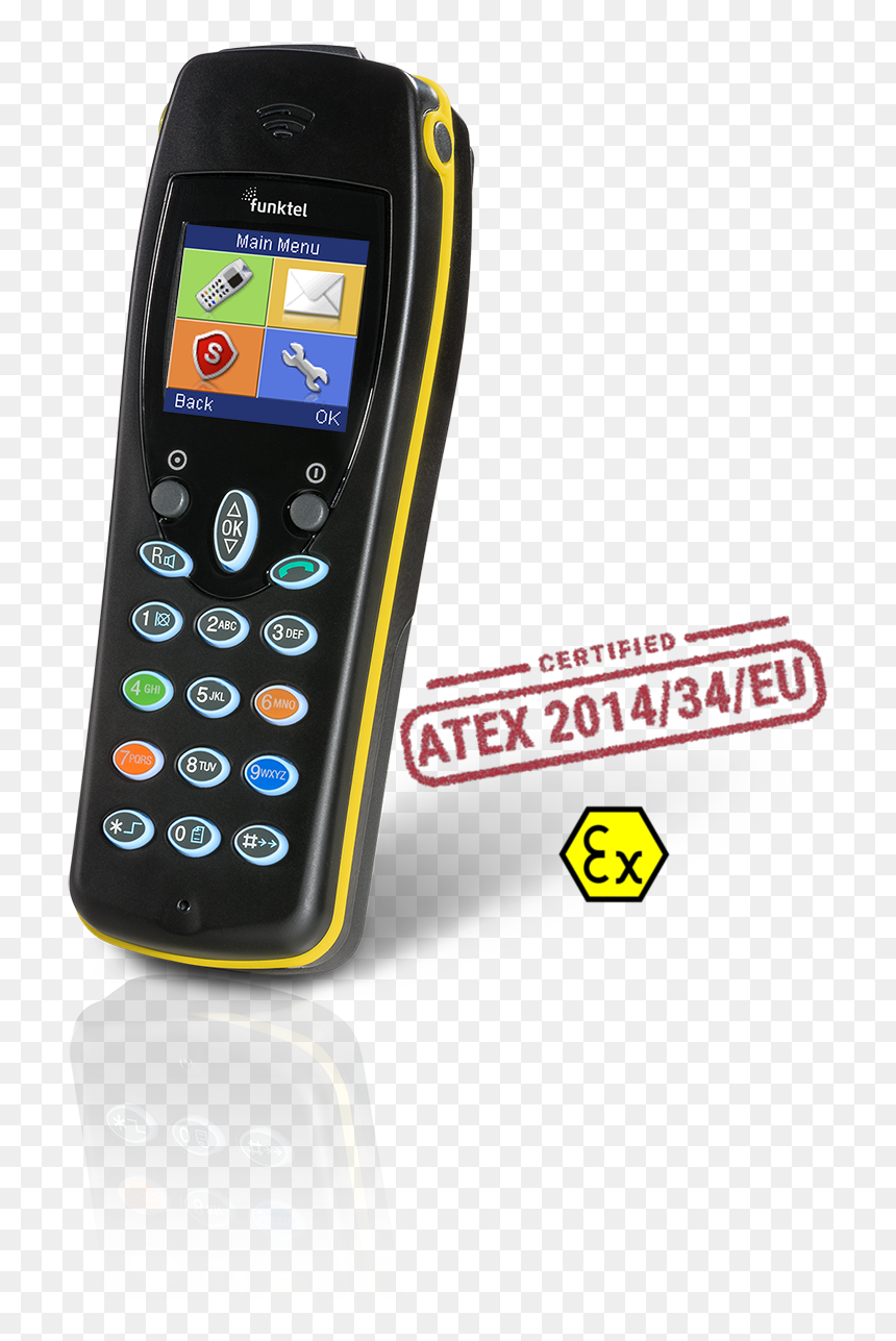 Funktel Fc4 Ex Hs Righttilt En -office With Stamp - Ex Atex, HD Png Download - office phone png