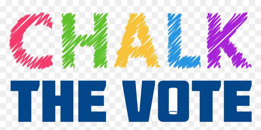 Buy Some Chalk And Get To Work Draw Some Creative Voting - Graphic Design, HD Png Download - chalk drawings png