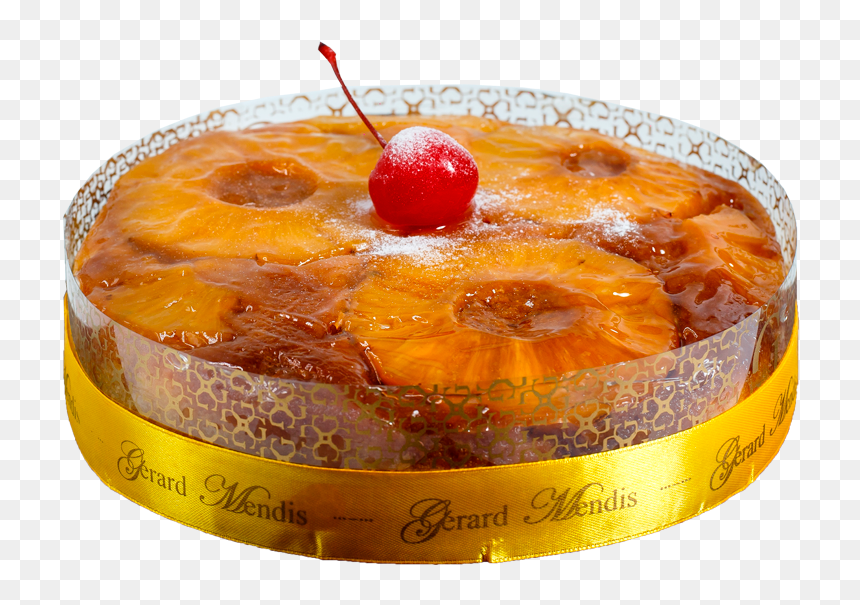 Pineapple Upside Down Cake - Pineapple Cake Upside Down Cake Transparent, HD Png Download - pineapple slice png
