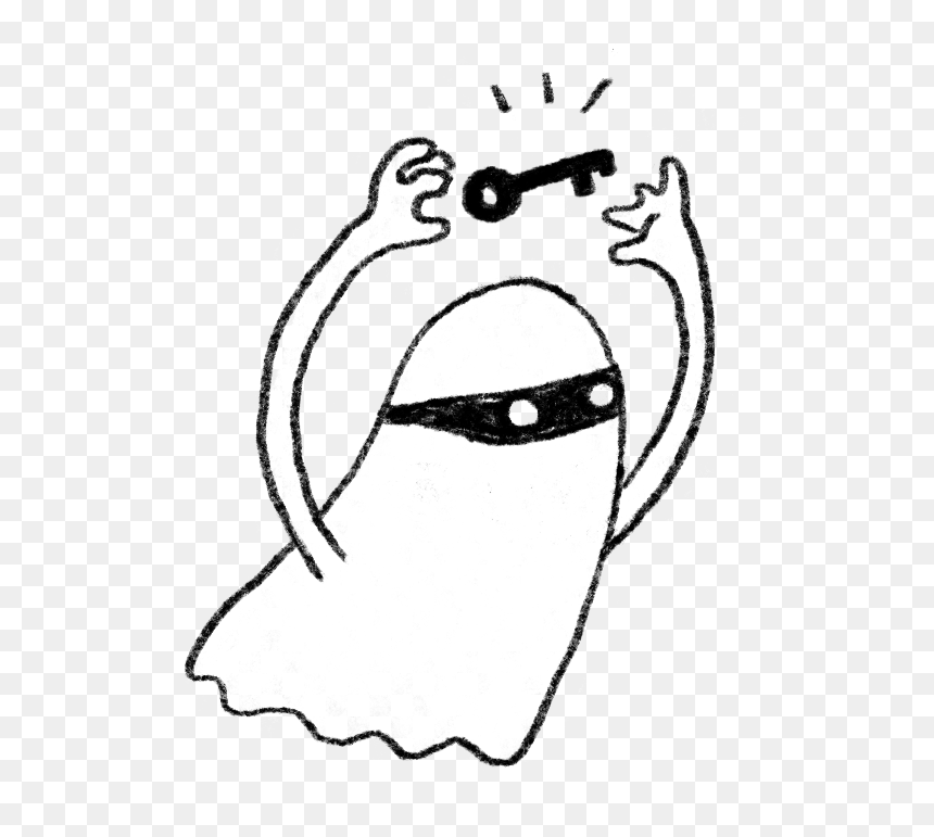 Sketch, HD Png Download - cartoon ghost png