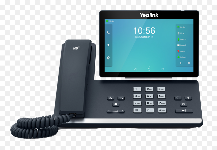 Yealink Sip-t58a Voice Ip Phones - Yealink Sip T58a, HD Png Download - office phone png