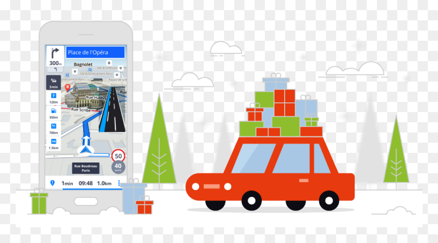 Emergency Vehicle, HD Png Download - open christmas present png