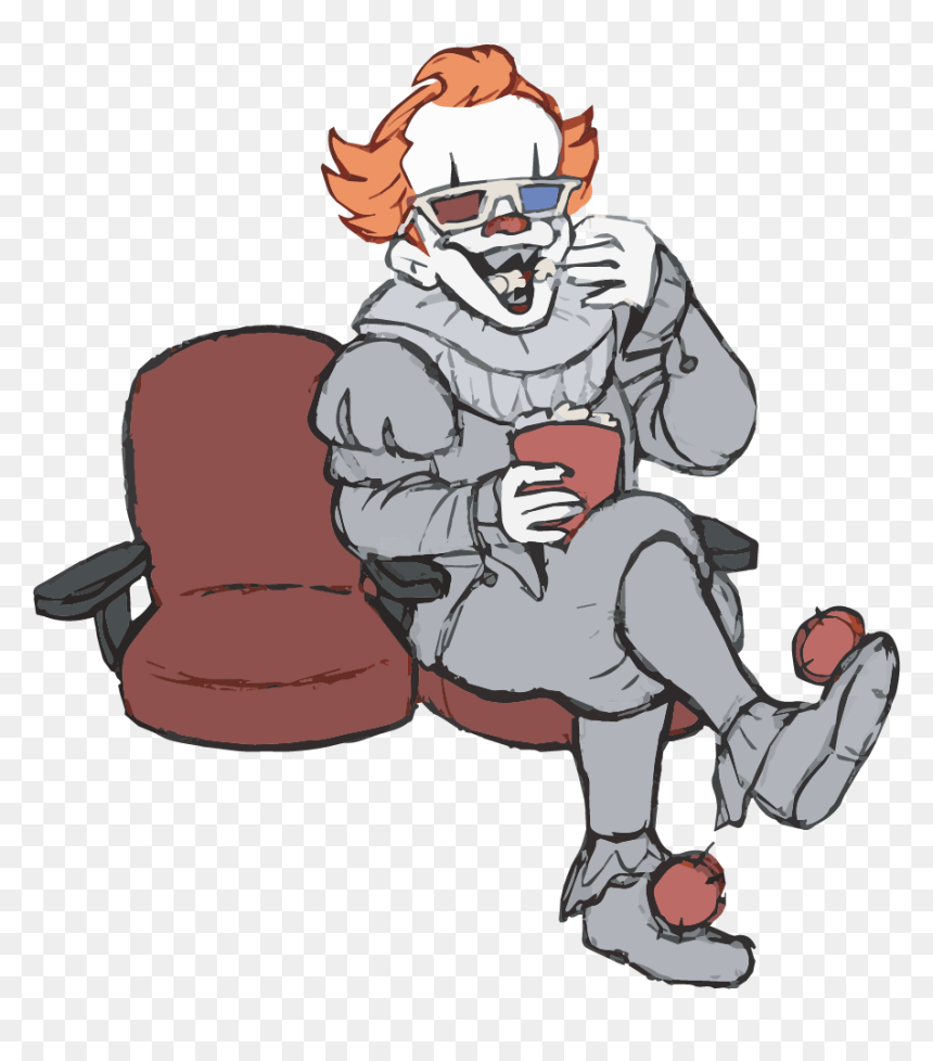 Chapter 2 Human Pennywise, HD Png Download - pennywise the clown png