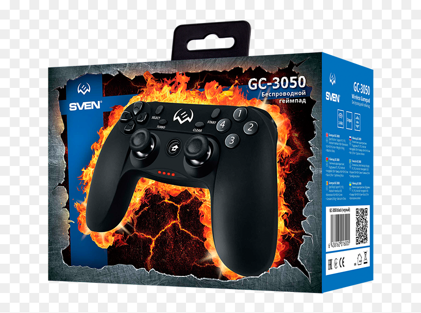 Wireless Gamepad Sven Gc 3050, HD Png Download - gamepad png