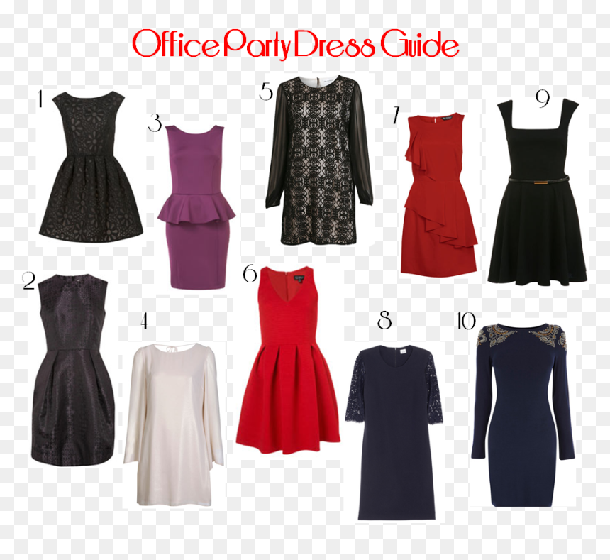 - Holiday Party Dress 2017 , Png Download - Little Black Dress, Transparent Png - holiday party png