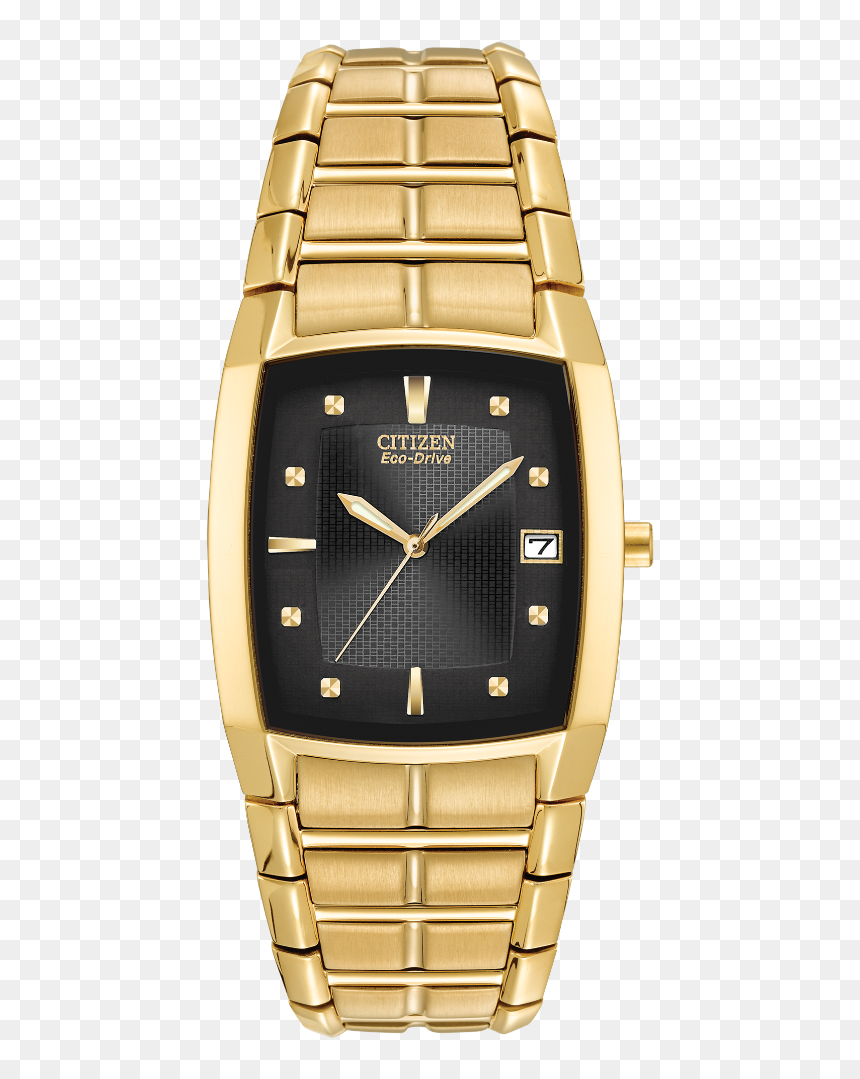 Paradigm - Gold Tone Citizen Paradigm Watch, HD Png Download - gold rectangle png