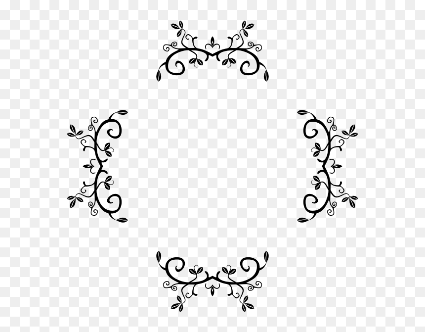 Arvin Flourish Frame - Clip Art, HD Png Download - png flourish