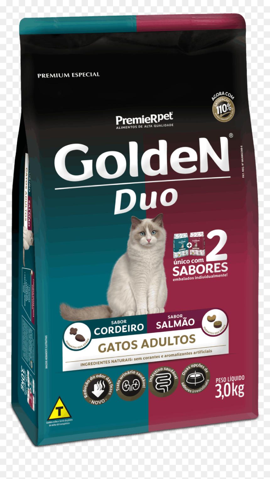 Golden Gatos Duo 3kg, HD Png Download - gatos png