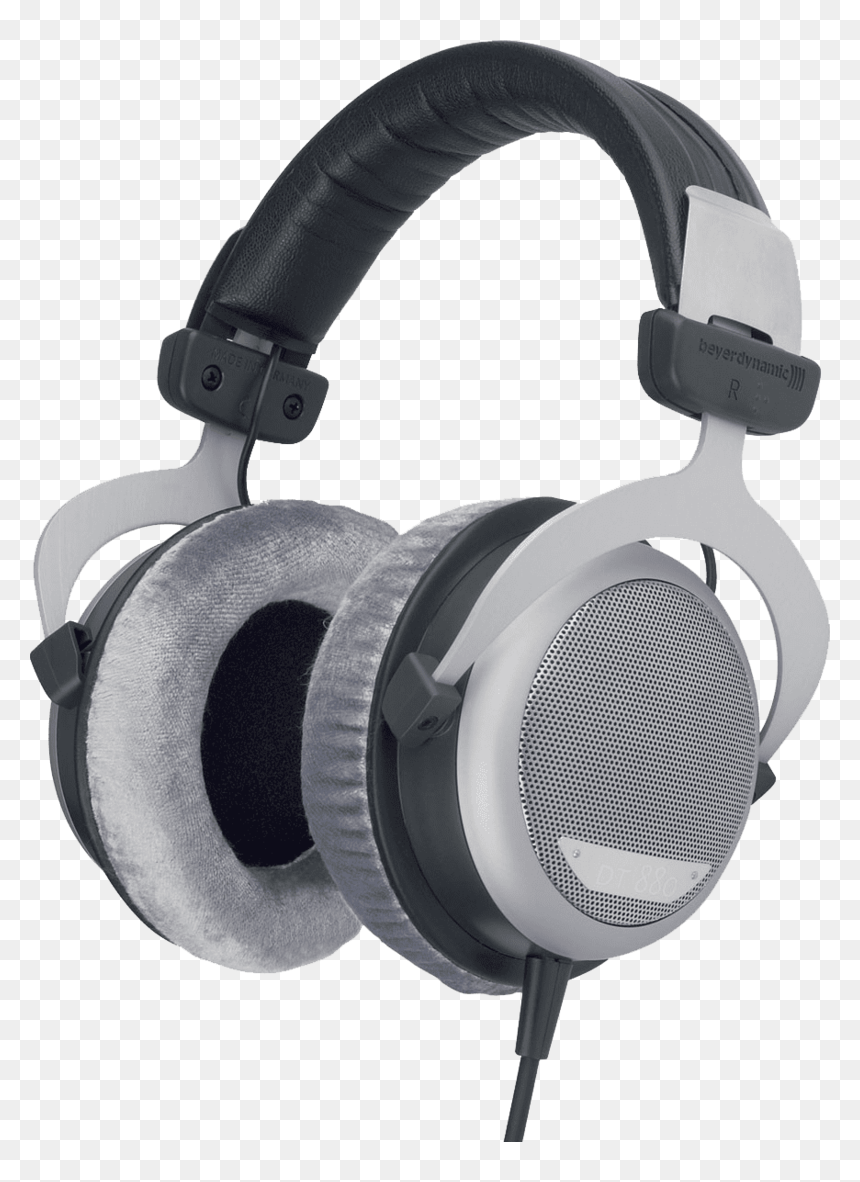 Music-headphone - Dt880 Pro, HD Png Download - earphones png