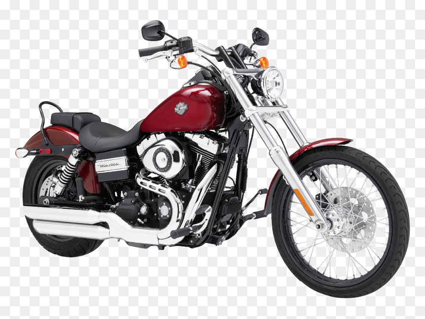 Harley Davidson Red Motorcycles, HD Png Download - chopper motorcycle png
