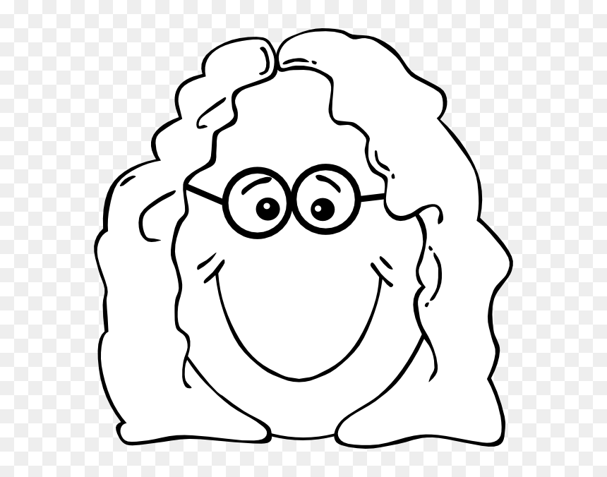 Free Content Royalty-free Clip Art - Woman Face Clipart Black And White, HD Png Download - face outline png