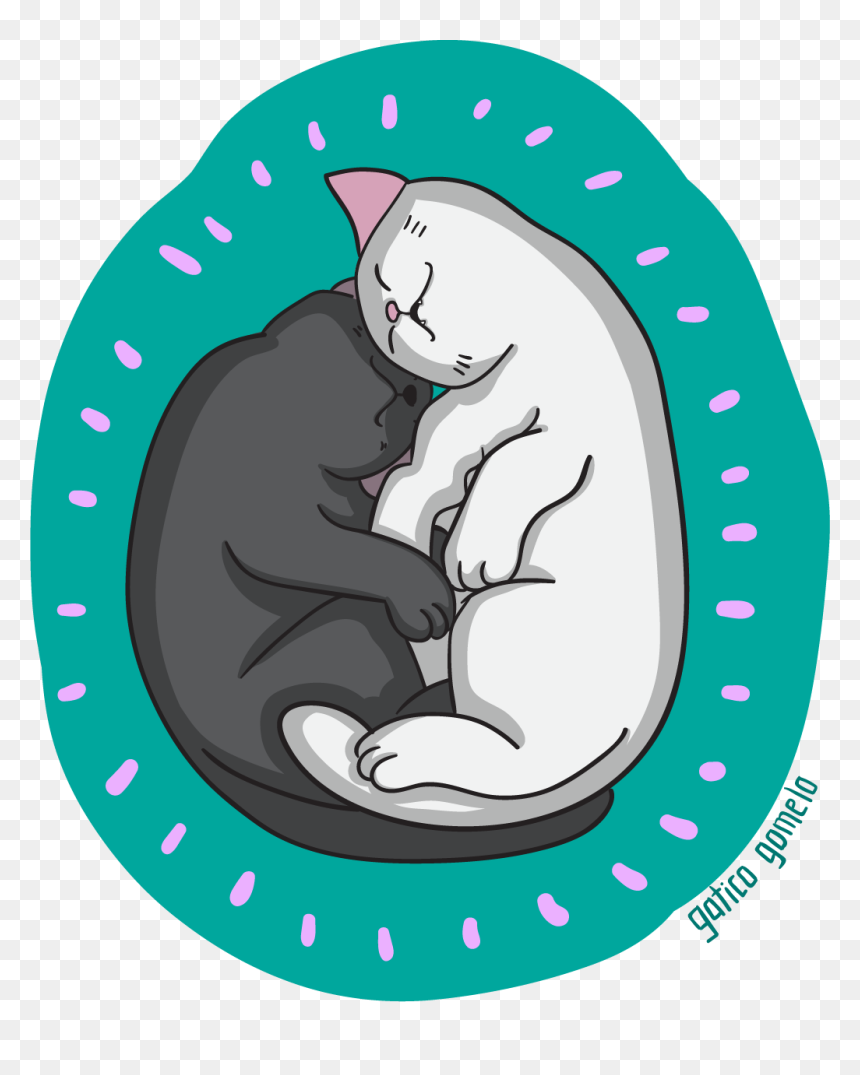 Cat Yawns, HD Png Download - gatos png
