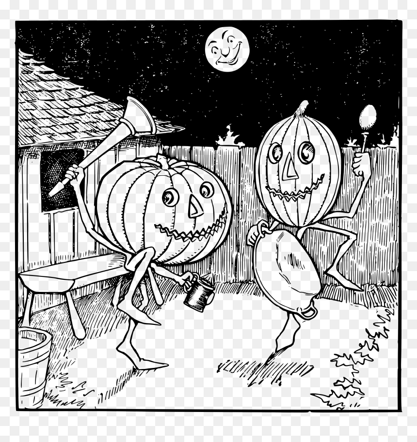 Dancing Jack O Lanterns Clip Arts - Jack-o'-lantern, HD Png Download - lanterns png
