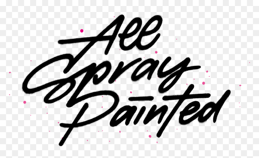 Calligraphy, HD Png Download - spray paint line png
