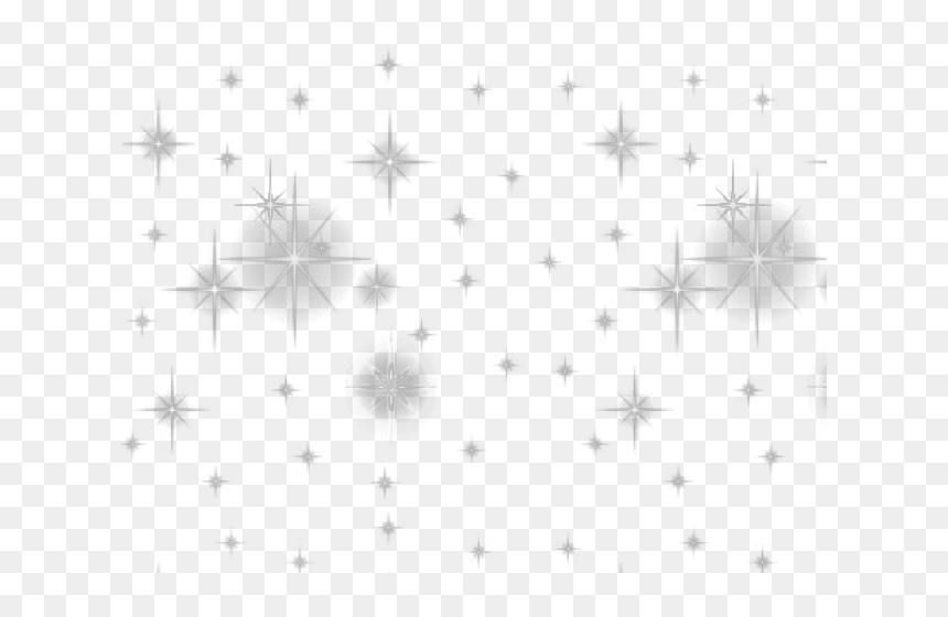 Transparent Stars Background Clipart - Monochrome, HD Png Download - falling glitter png
