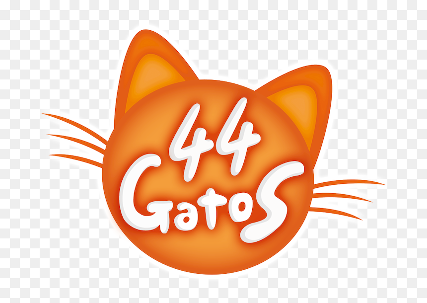 44 Gatos Logo, HD Png Download - gatos png