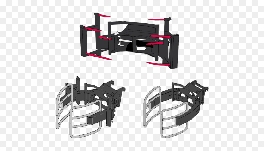 Pinza Rotoballe - Computer Desk, HD Png Download - balas png