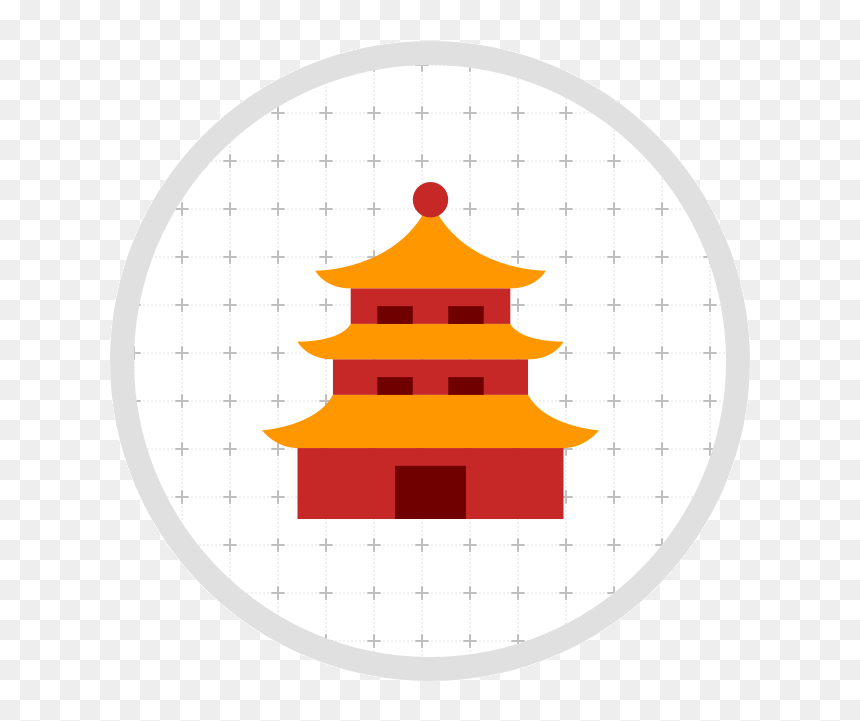 Foguang Si Pagoda - Traditional Chinese House Clipart, HD Png Download - pagoda png