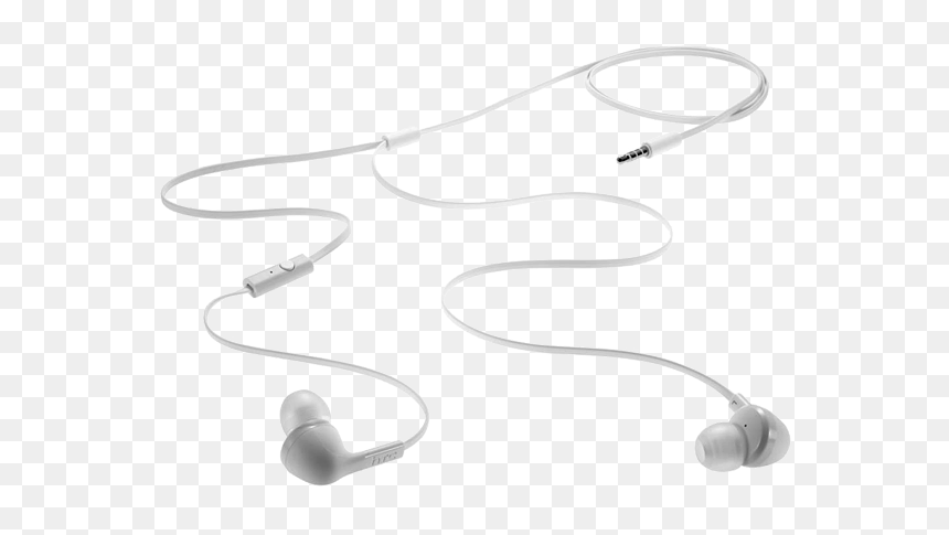 Click To Enlarge Image Htc Max 500 White1 - Body Jewelry, HD Png Download - earphones png