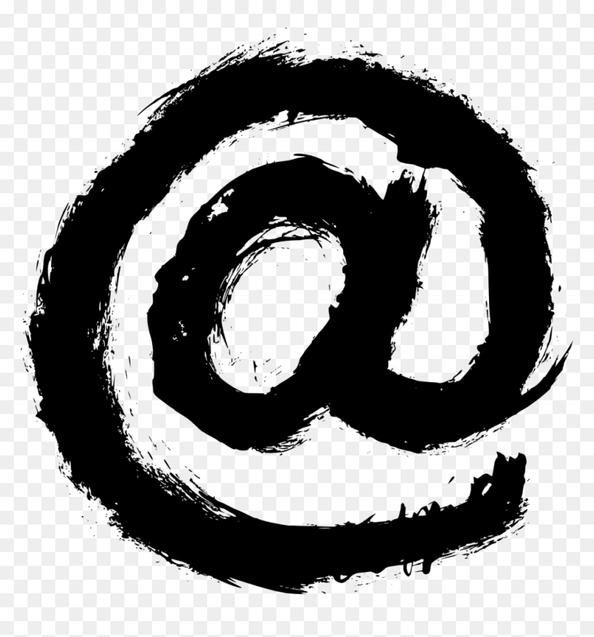 At Sign, @ Png - Email Icon, Transparent Png - cartoon sign png
