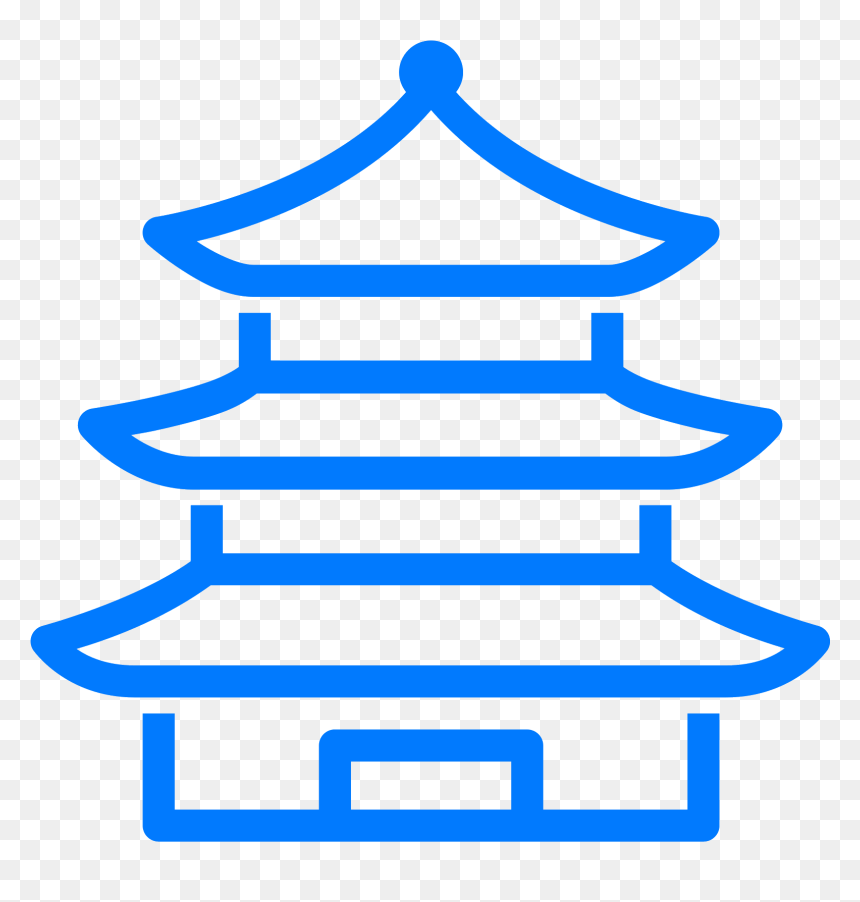 Chinese Pagoda Clipart, HD Png Download - pagoda png