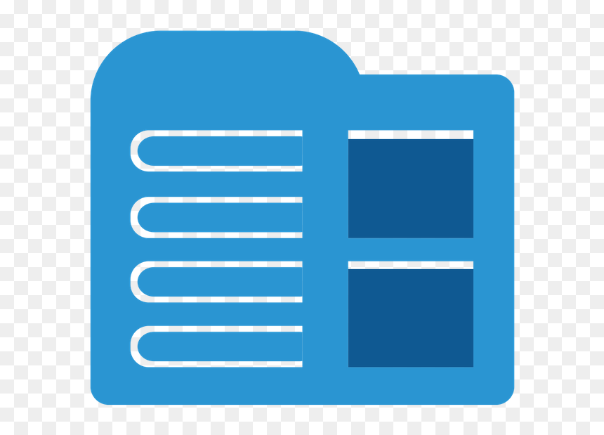 Icon Design Proposal For Simple File Manager 1000px - Portable Network Graphics, HD Png Download - blue design png