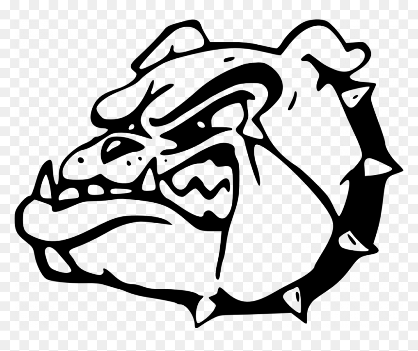 Bulldog Outline Clipart Jpg Transparent Bulldog Face - Olmsted Falls High School Logo, HD Png Download - face outline png