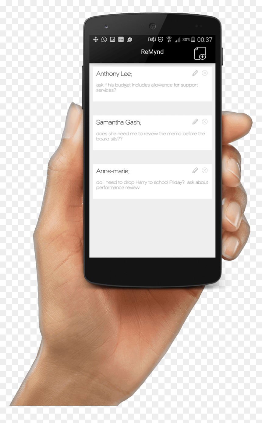 Hand Holding Phone Mockup Free, HD Png Download - gash png