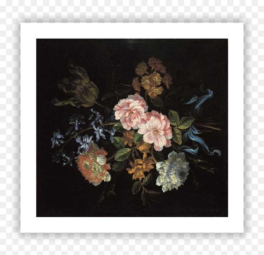 Ramo Compuesto Por Anémonas-coronarias, Rosas De York - Garden Roses, HD Png Download - ramo de rosas png