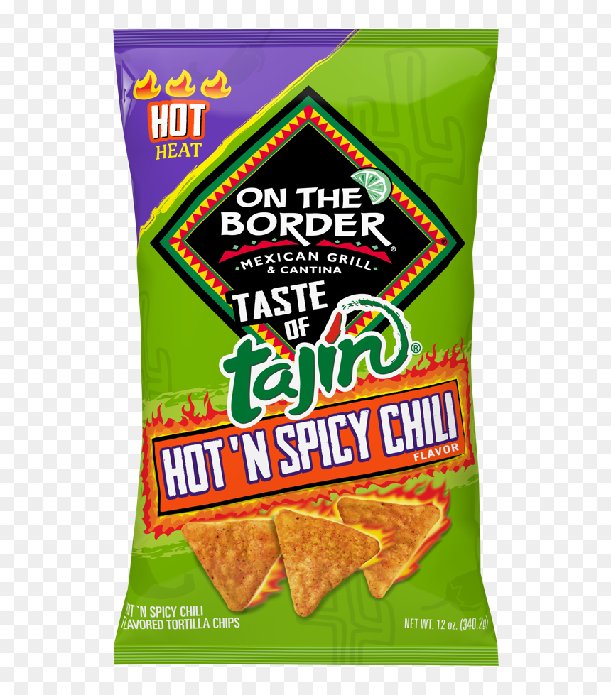 Border Tajin Tortilla Chips, HD Png Download - tortilla chip png