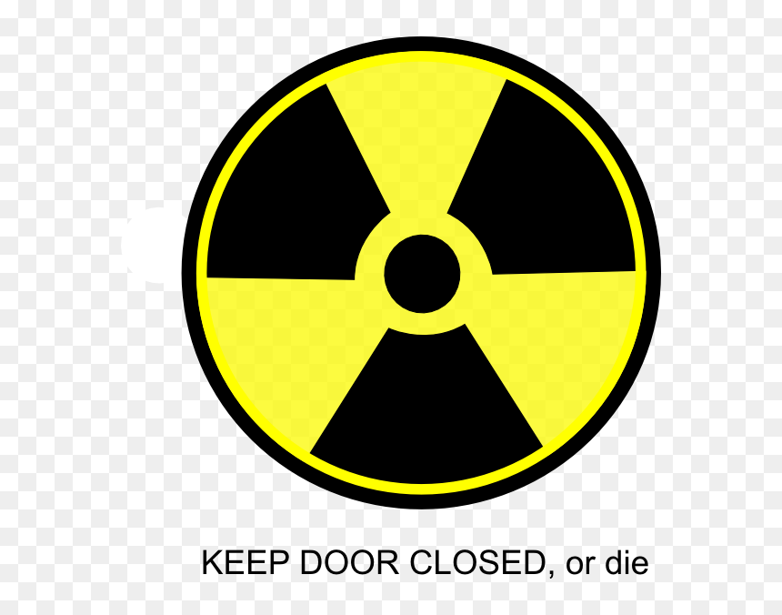 Transparent Toilet Clipart Png - Radioactive Png, Png Download - cartoon sign png