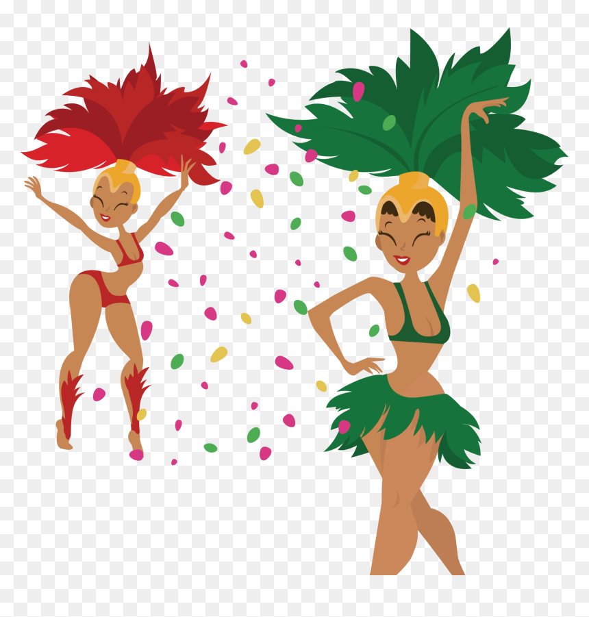 Performance Samba Dancer - Samba Dancer Clipart, HD Png Download - performance png