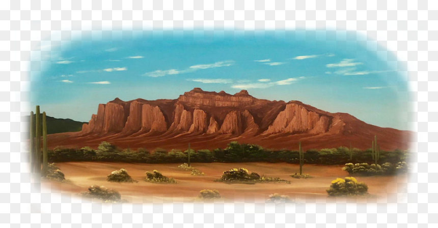 Mural - Badlands, HD Png Download - mural png