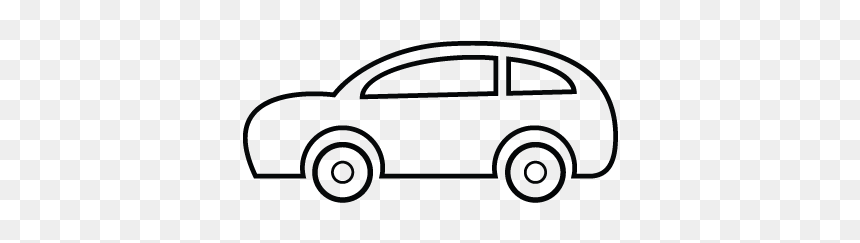 Transport Drawing Sports Car - Fiat 500, HD Png Download - white car icon png
