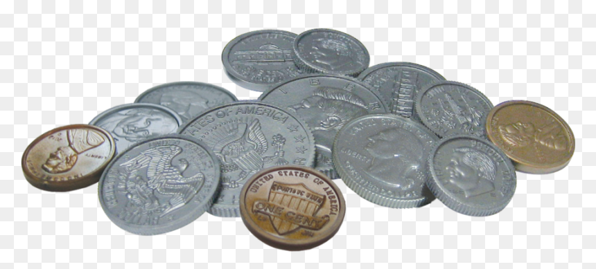 Tcr20639 Play Money - Play Money Transperent Background, HD Png Download - pile of coins png