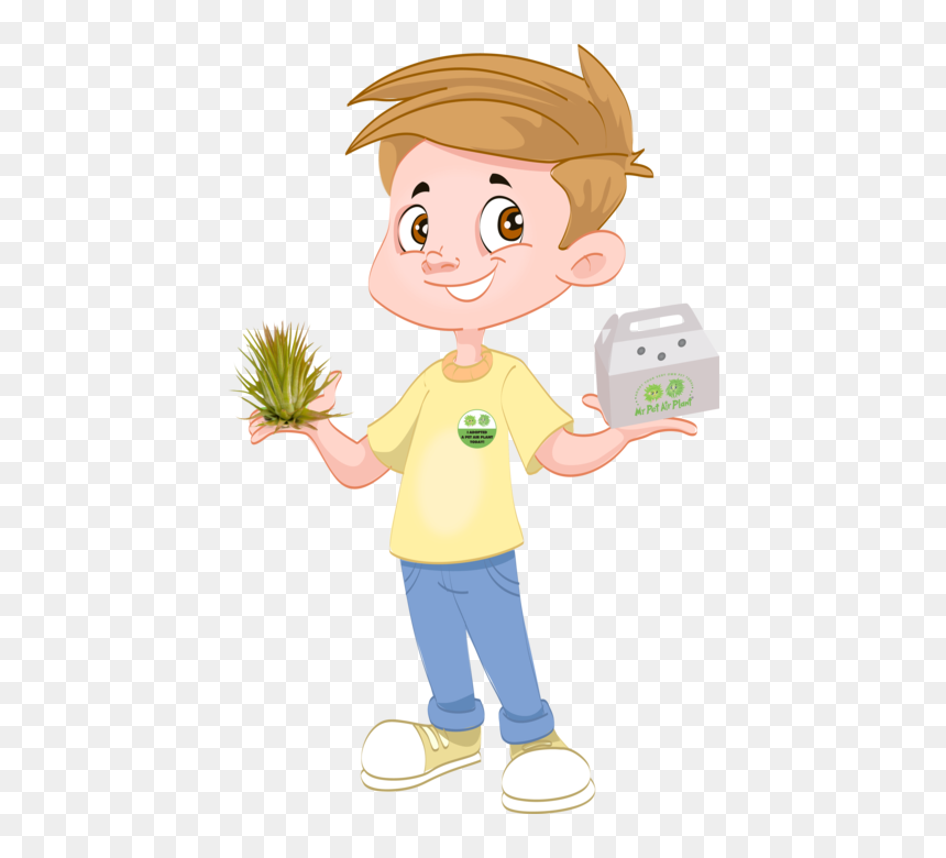 Transparent Plant Life Cycle Clipart - Cartoon, HD Png Download - plant cartoon png