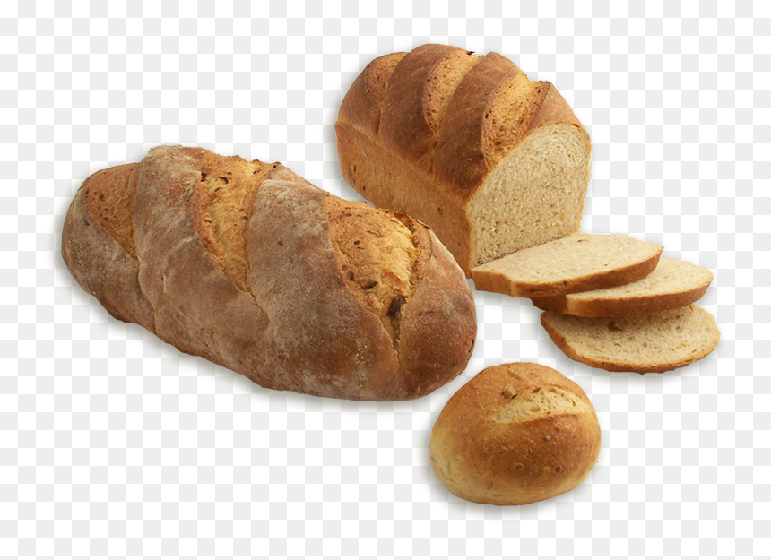 Roasted Garlic Bread - Bread, HD Png Download - roasted png