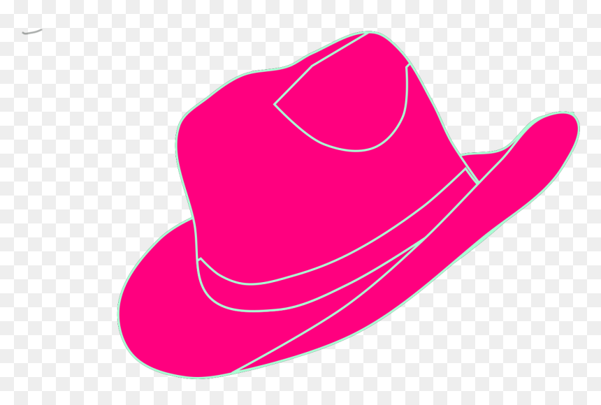 Pink Cowboy Hat Transparent, HD Png Download - cowgirl hat png