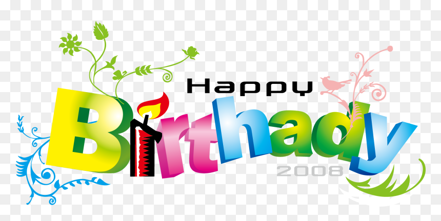 Happy Birthday To You Font - Transparent Birthday Text Png, Png Download - happy birthday png transparent