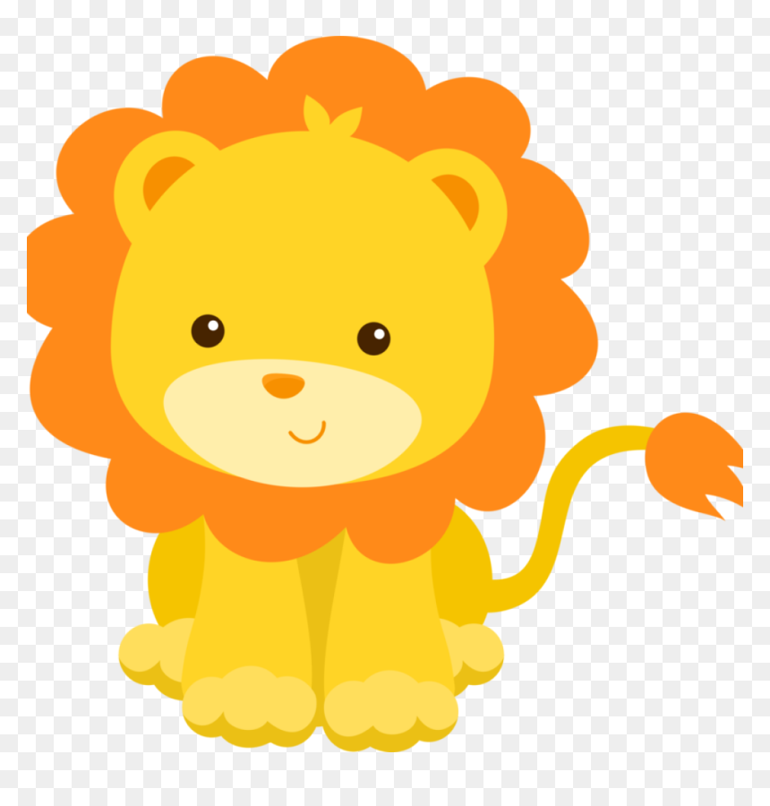 Cartoon Lion Clipart Lion Clipart Cute Borders Vectors - Cute Lion Clipart, HD Png Download - cartoon lion png